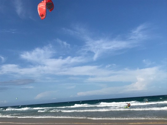Australien - Miami - Kitesurfer 