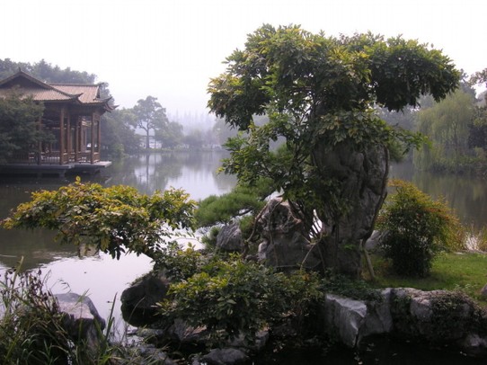 China - Hangzhou - Parklandschaft in voller Harmonie