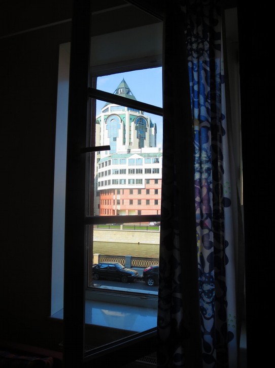 Deutschland - Frankfurt - Moskau - Blick aus unserem Hotel Katharina, Moskau