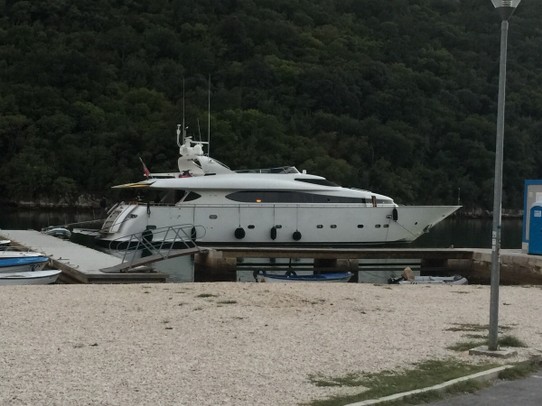 Kroatien - Kanfanar - Boote im Fjord