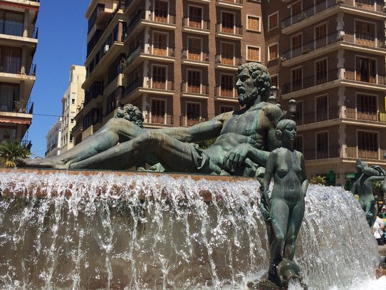 Spanien - València - Brunnen 