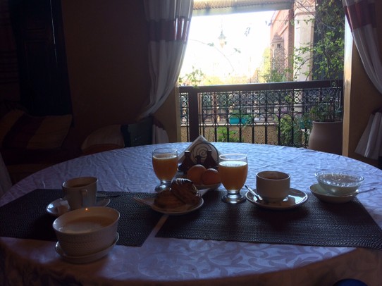 Morocco - Marrakech - A traditional Moroccan breakfast!