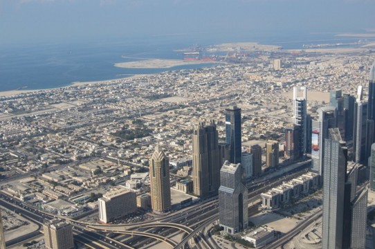 Vereinigte Arabische Emirate - Dubai - Blick fom höchsten Turm der Welt