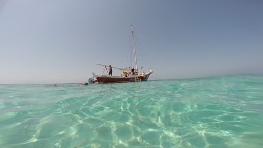 Belize - Rendezvous Island - Unser Segelboot! 