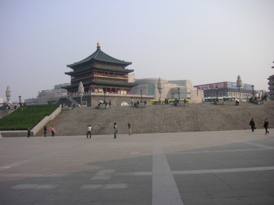 China - Xi’An - Gockenturm , ein Relikt aus der Ming-Zeit 1384