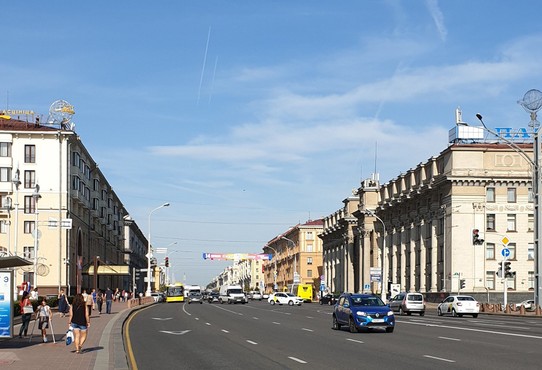 Belarus - Minsk - The main street of Minsk