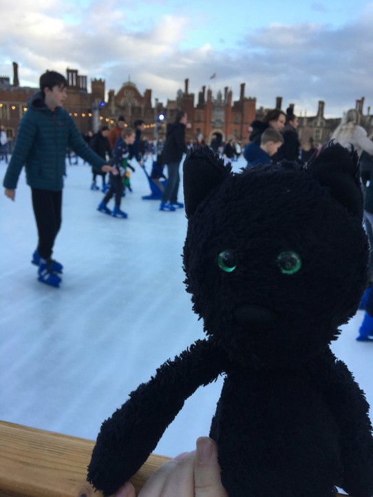 United Kingdom - London - Skating at Hampton Court Palace