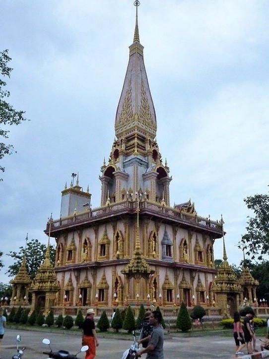 Thailand - Chalong - Der Haupttempel von Wat Chalong 