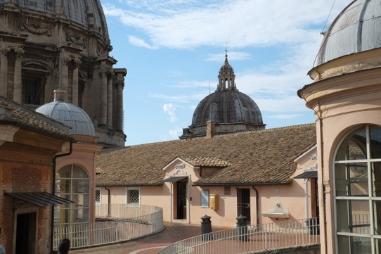 Vatikanstadt - Città del Vaticano - Auf dem Dach vom Petersdom