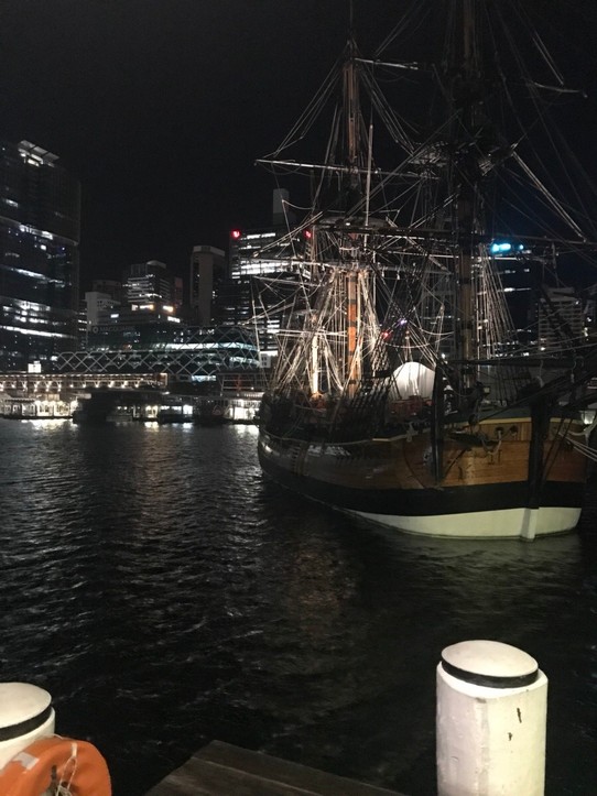 Australien - Manly - Pyrmont Habour by night