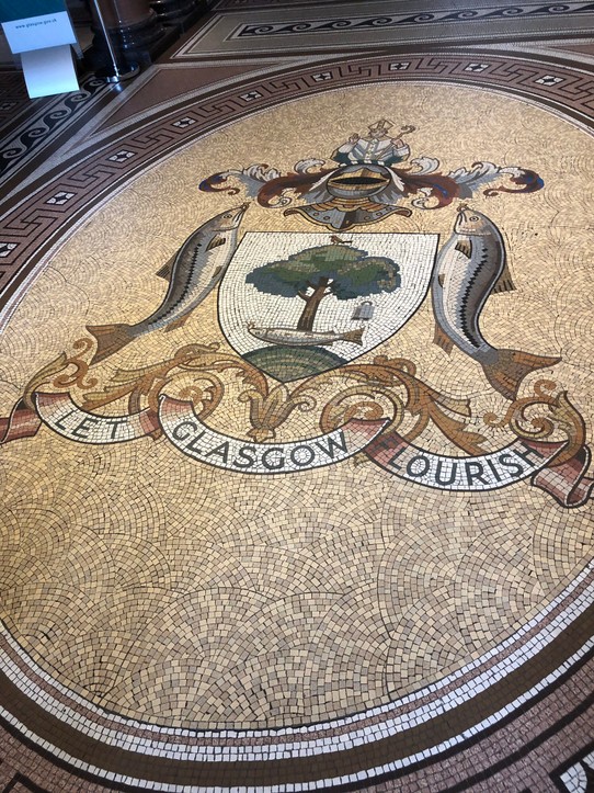 Vereinigtes Königreich - Glasgow - Boden im Rathaus