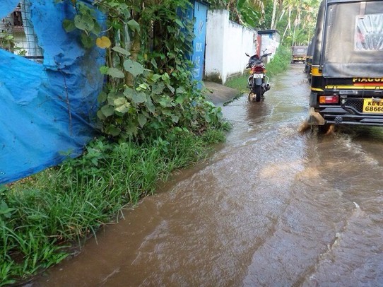 Indien - Kochi - Überschwemmung 