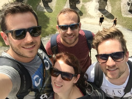 Guatemala - Tikal - Ruinen-Selfie!!! 