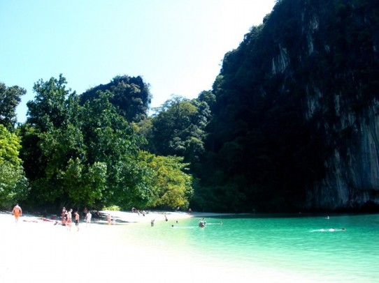 Thailand - Amphoe Ko Yao - nicht so einsamer Strand ;)