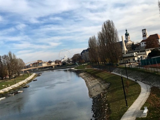 Ungarn - Győr - Györ | Blick über Donau Seitenarm