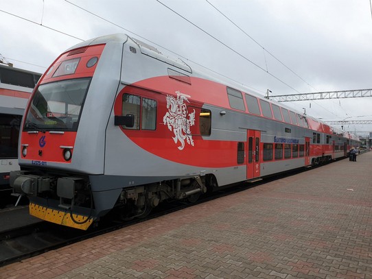 Belarus - Minsk - The Lithuanian train to Minsk