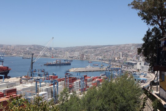 Chile - Valparaíso - Der Hafen ist mir zwischen Pablo gerutscht