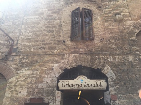 Italy - San Gimignano - BEST Gelato in the world !! 