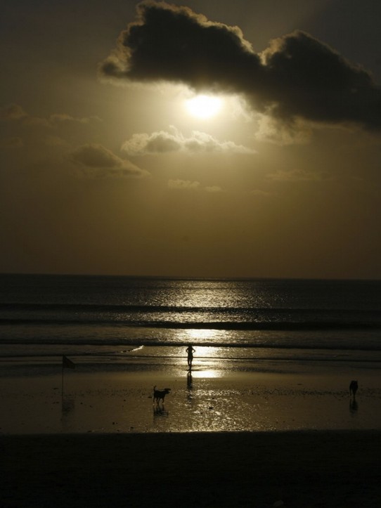 Indonesien - Kuta - Der erste Sonnenuntergang an Kuta Beach