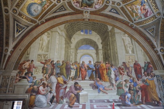 Vatikanstadt - Città del Vaticano - Die "Schule von Athen" von Rafael