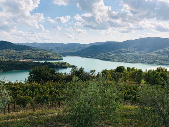Kroatien - Buzet - Staudamm 