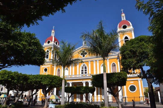 Nicaragua - Granada - Die Kathedrale war echt schön.