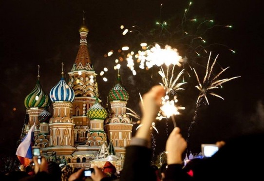 Russland - Moskau - Silvester on the Red Square