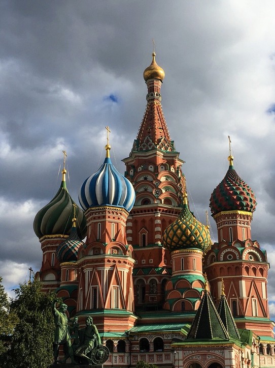 Russia - Moscow - Slavna bazilika na Rdečem trgu. Micena 😊