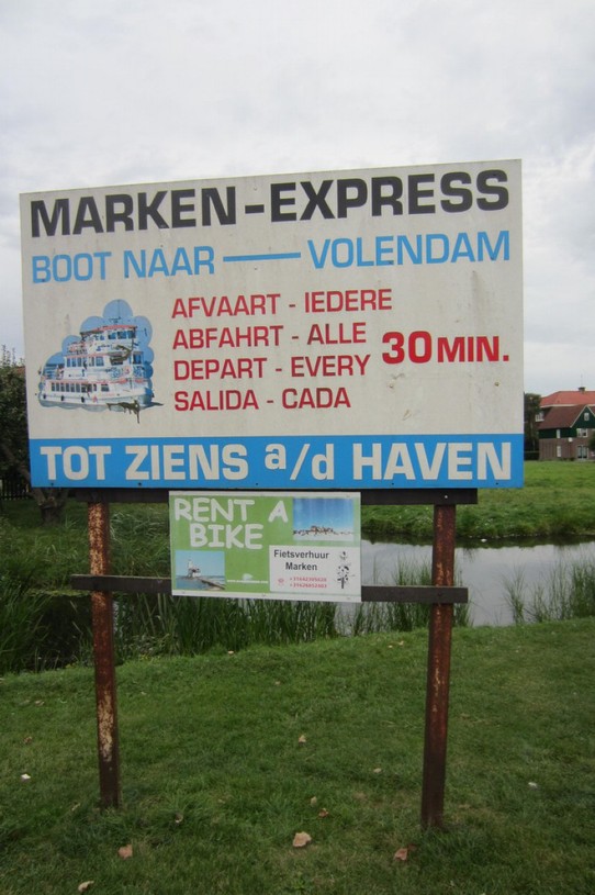 Niederlande - Marken - Marken, historisches kleines Dorf auf einer Insel  im Ijsselmeer