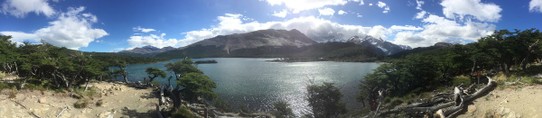 Argentina - El Chaltén - This was the panorama 20 meters from our first campsite
