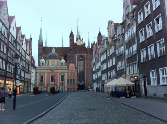 Poland - Gdańsk - Im Hintergrund die Marienkirche...