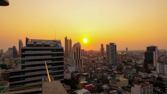 Thailand - Bangkok - Blick von unserem Hotel