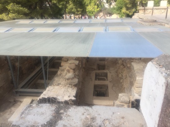 Griechenland - Chania - Erhaltungs maßnahmen der antiken Stätte