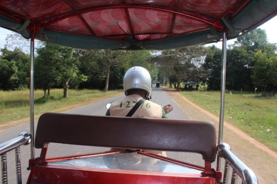 Kambodscha -  - Yean unser Tuktuk Fahrer🛵