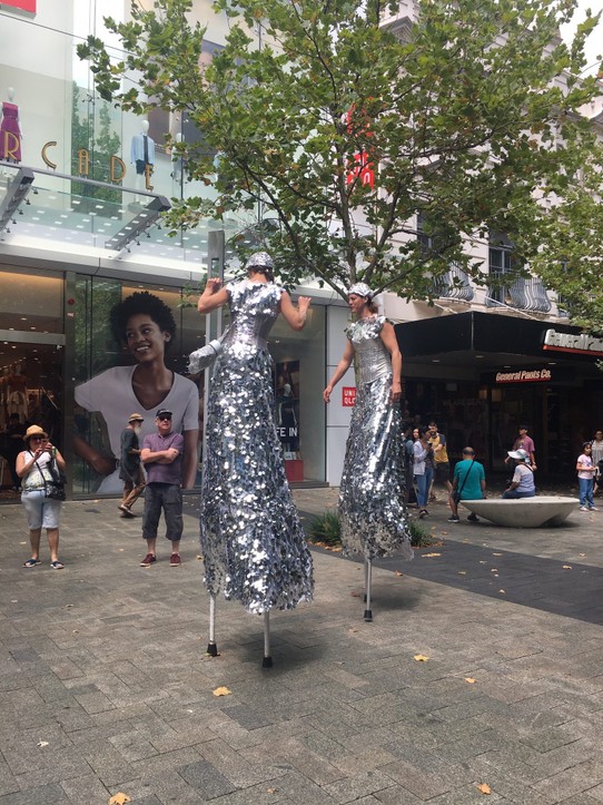 Australien - South Perth - Straßenkünstler in Perth 
