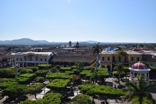 Nicaragua - Granada - Blick vom Turm über die Stadt.