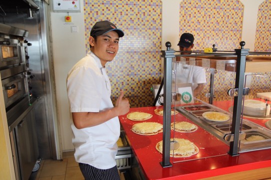Argentinien - Comodoro Rivadavia - Es wartet lecker Pizza 😀😀😀