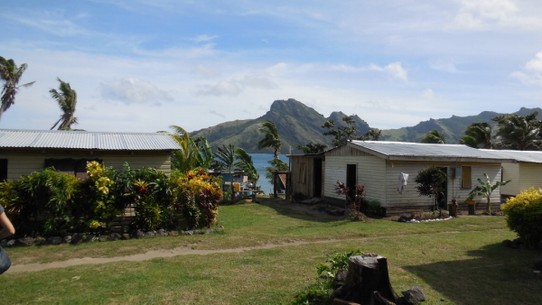 Fidschi - unbekannt - im Dorf