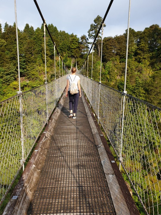 Neuseeland - Tauranga - Arapuni Suspension Bridge... ☺