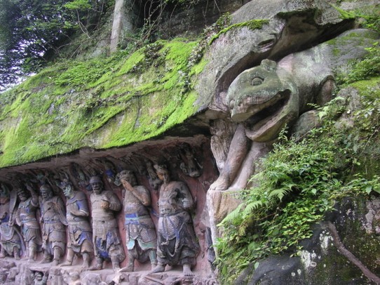 China - unbekannt - Höhlenskulpturen am Nordberg