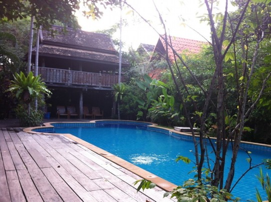 Thailand - Chiang Mai - Hotel-Pool, Baan Orapin
