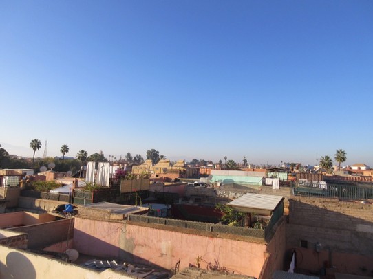 Morocco - Marrakech - The view from our rooftop terrace in our Riad