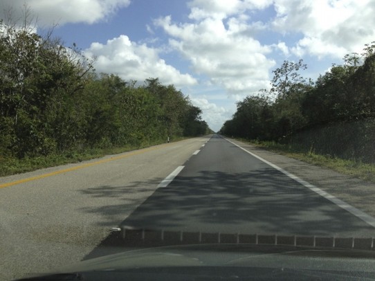 Mexiko - Cancún - Die Autobahn …