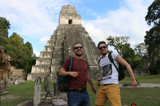 Guatemala - Tikal - Nicht gelungenes Jumper-Foto 