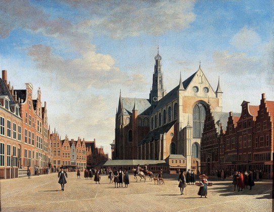 Niederlande - Haarlem - Grote Kerk. Gerrit Adriaensz Berckheyde 1638-1698
