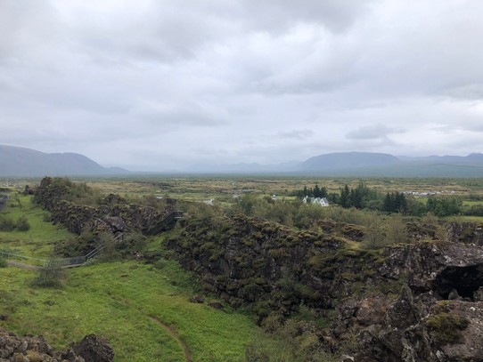 Island - Bláskógabyggð - Und das ist die Aussicht von hier oben...