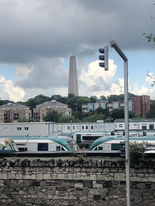 Irland - Dublin - Wellington Monument im Hintergrund