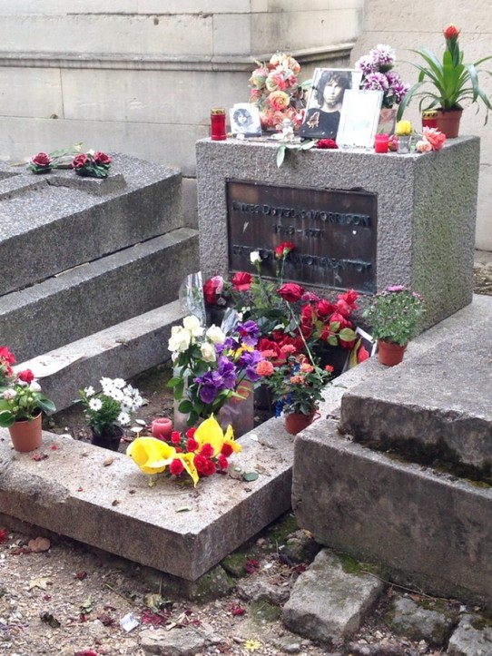 Frankreich - Paris - Das Grab von Jim Morrison