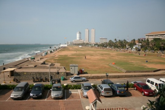 Sri Lanka - Colombo - Unsere Aussicht - The Galle Face Green