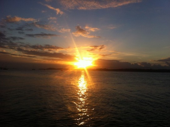 Neuseeland - Auckland - Sonnenaufgang über Mission Bay